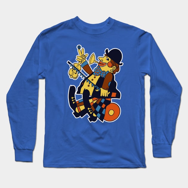 Jim The Clown Long Sleeve T-Shirt by sombreroinc